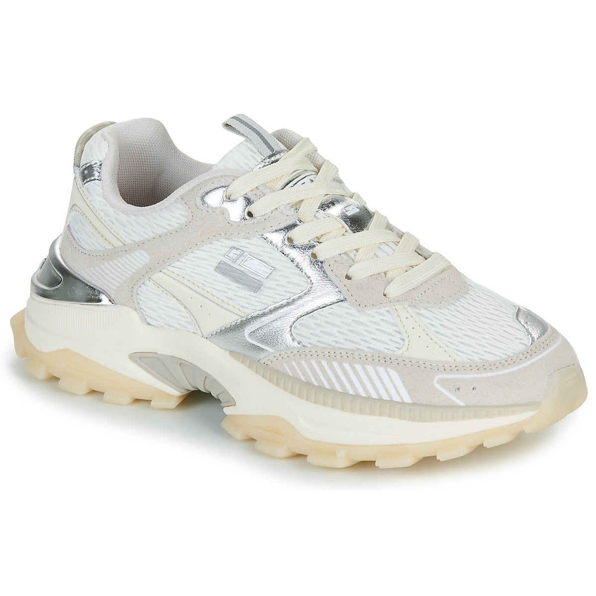 Sneakers basse Donna D.Franklin 347 FLAME Argento
