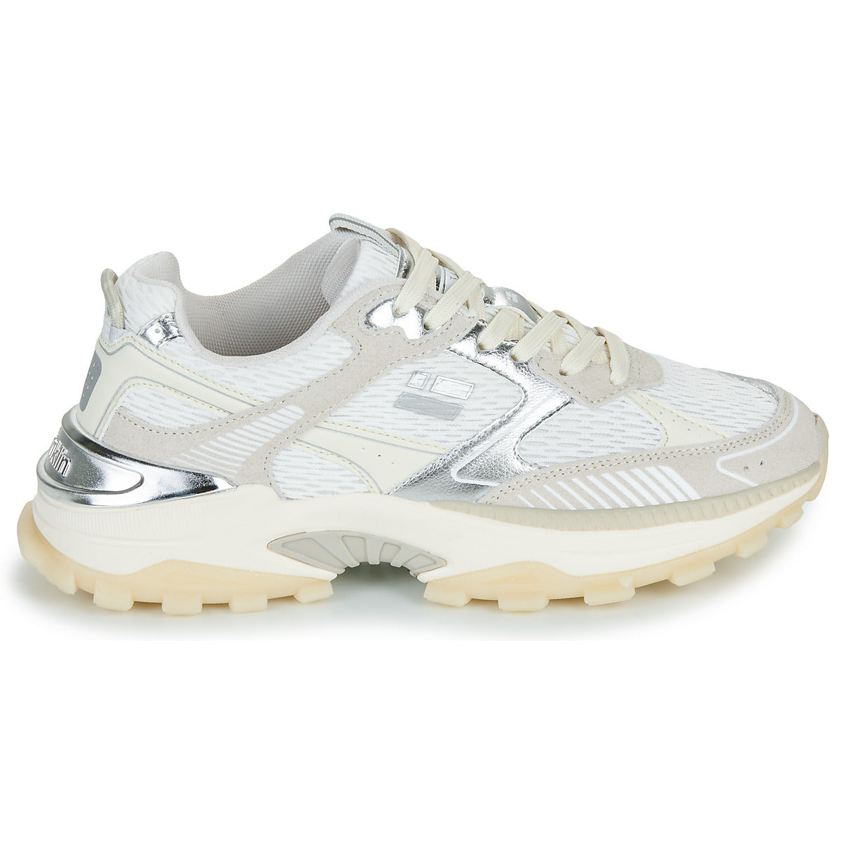 Sneakers basse Donna D.Franklin 347 FLAME Argento