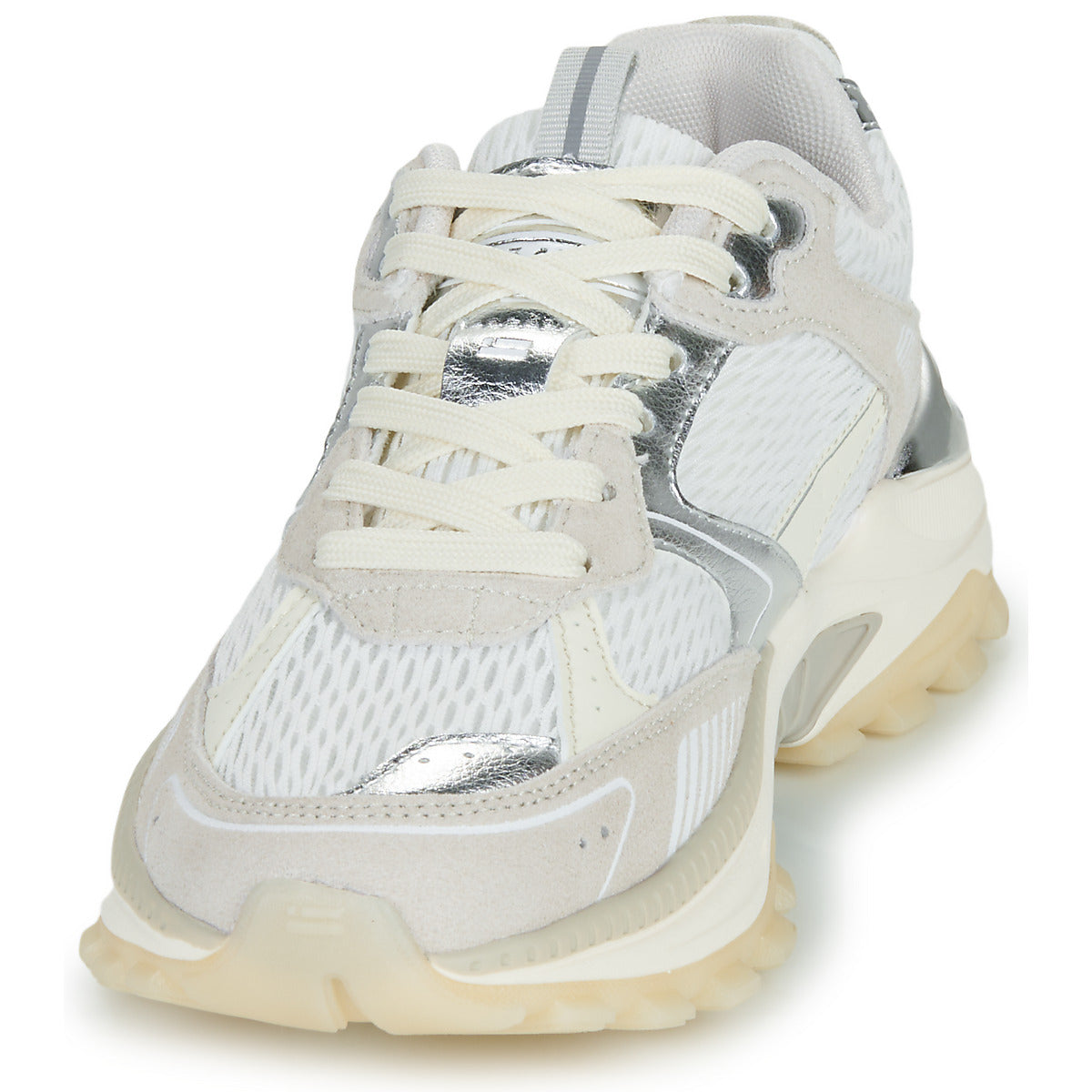 Sneakers basse Donna D.Franklin 347 FLAME Argento