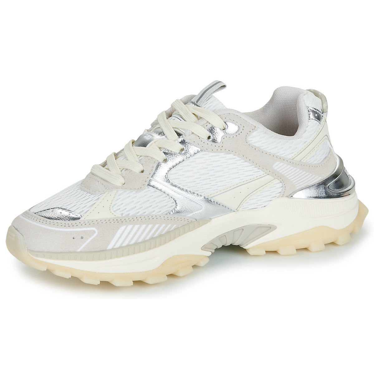 Sneakers basse Donna D.Franklin 347 FLAME Argento