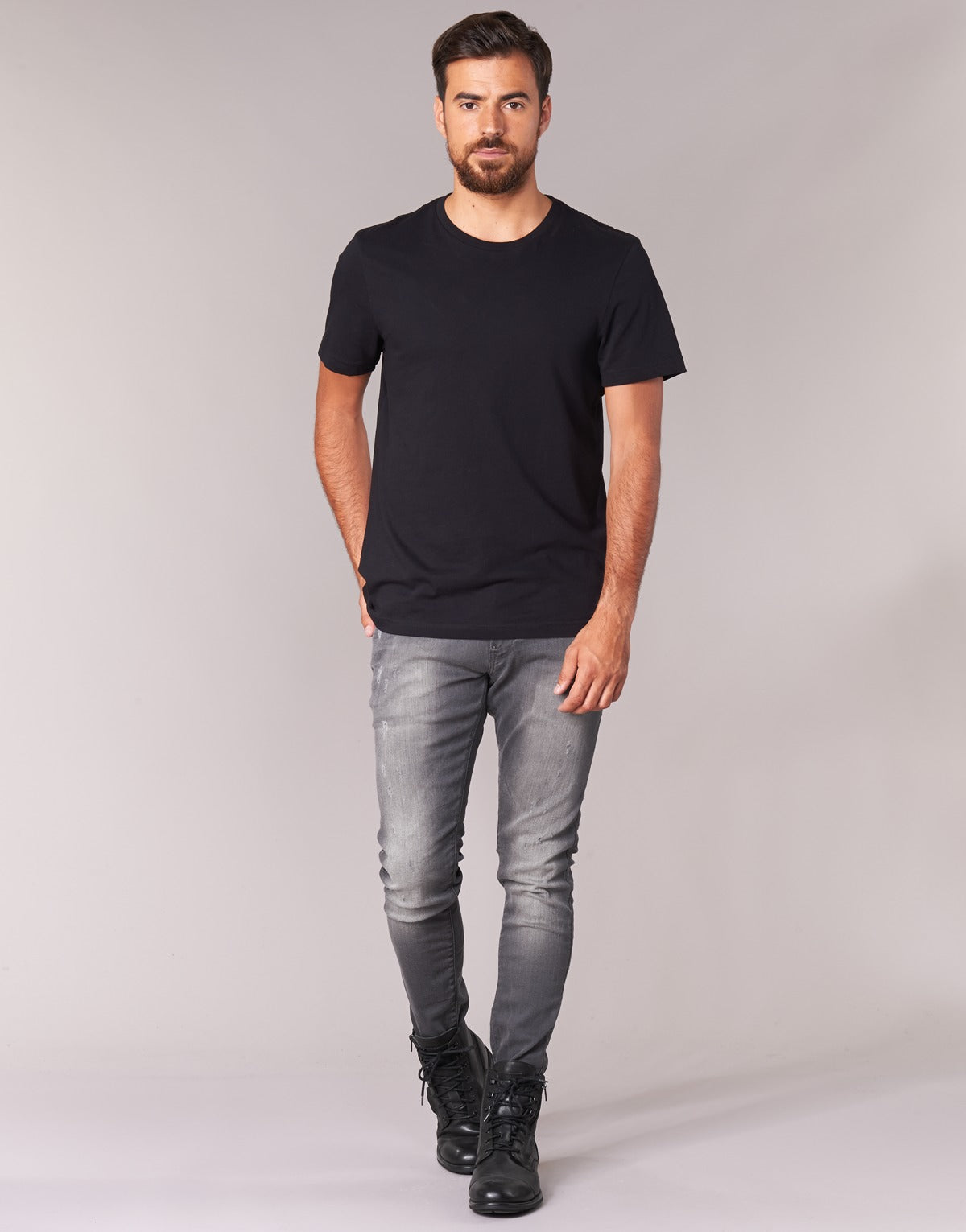 Jeans skynny Uomo G-Star Raw REVEND SUPER SLIM Grigio