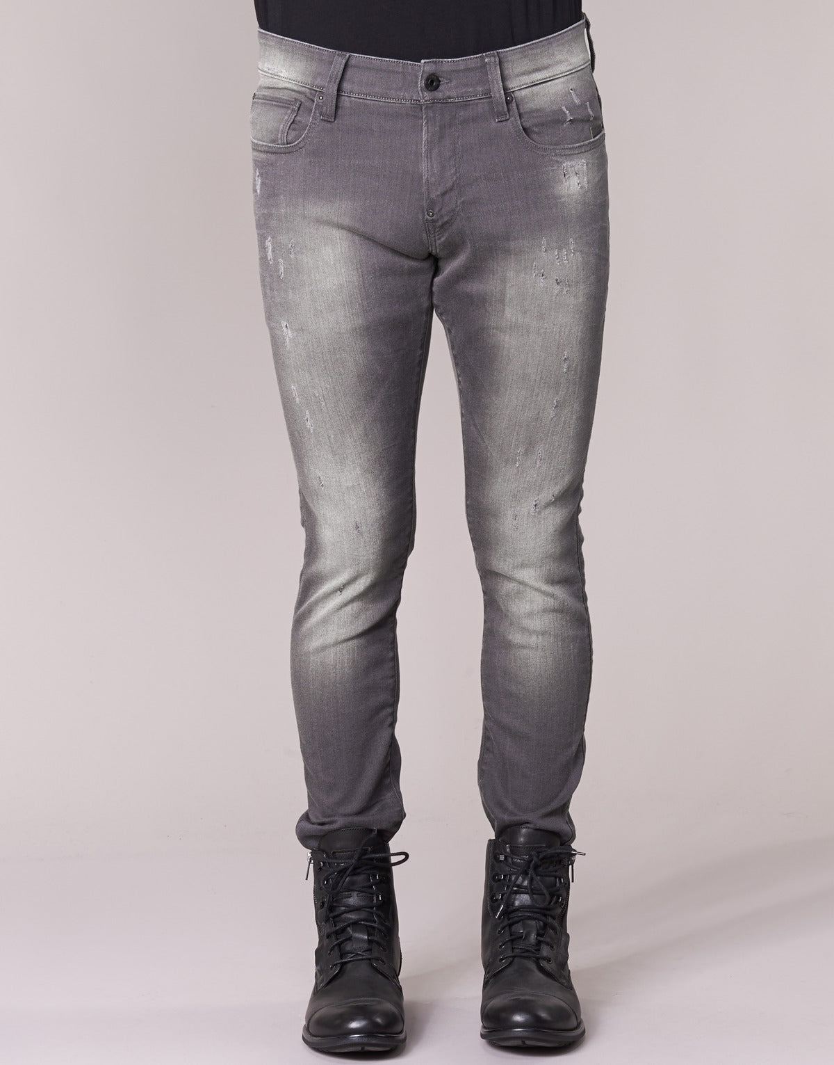 Jeans skynny Uomo G-Star Raw REVEND SUPER SLIM Grigio