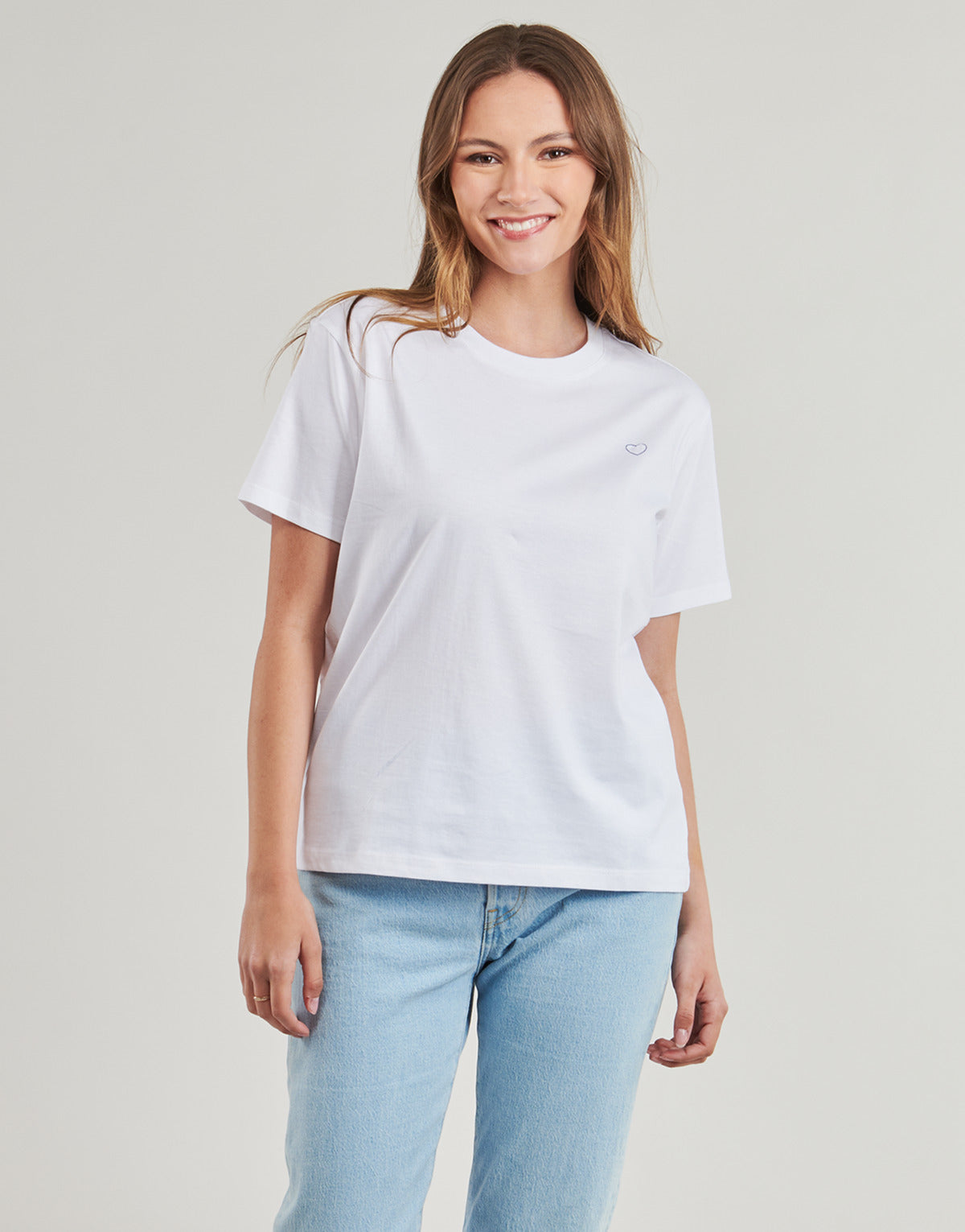T-shirt Donna Betty London AZUR Bianco
