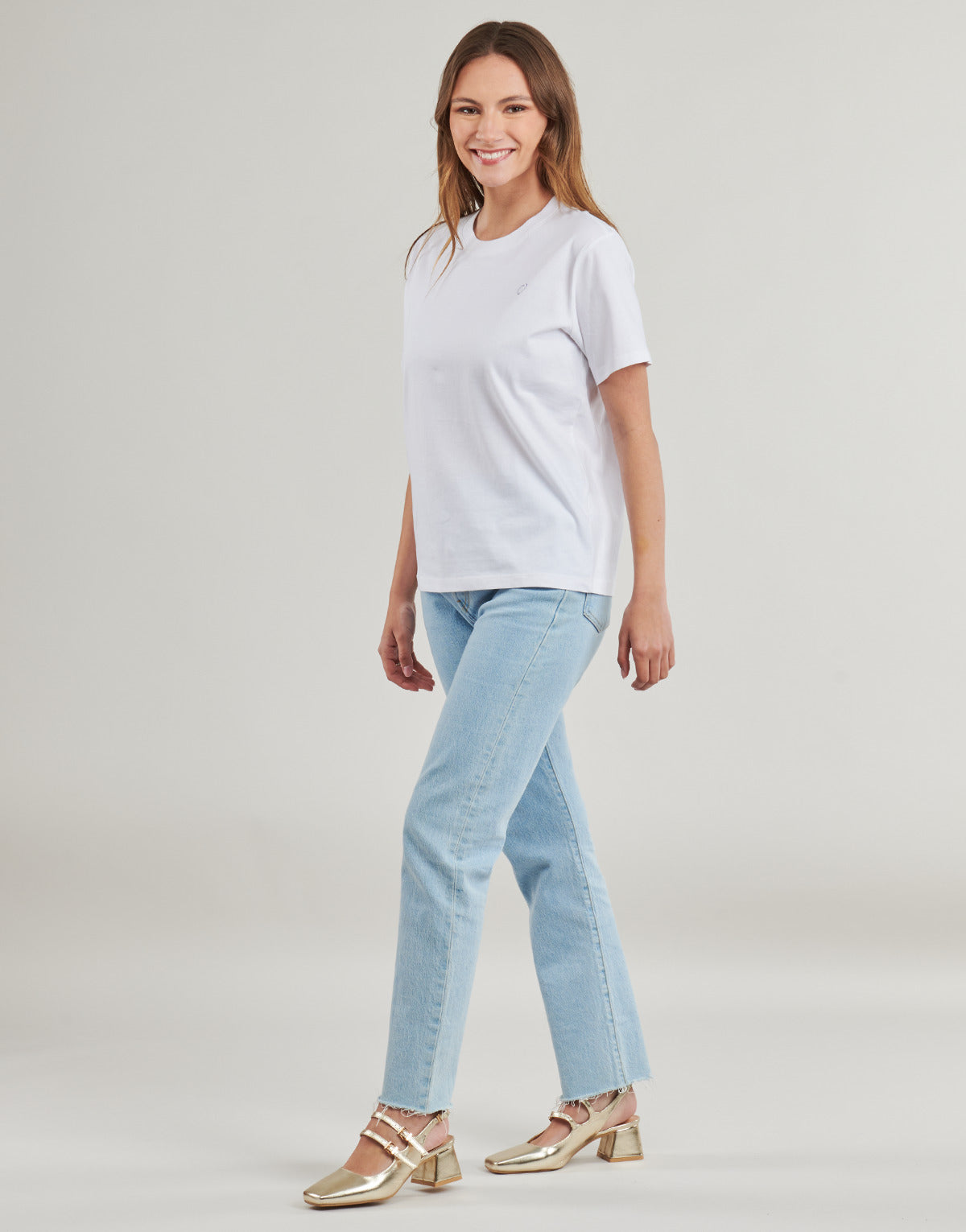 T-shirt Donna Betty London AZUR Bianco