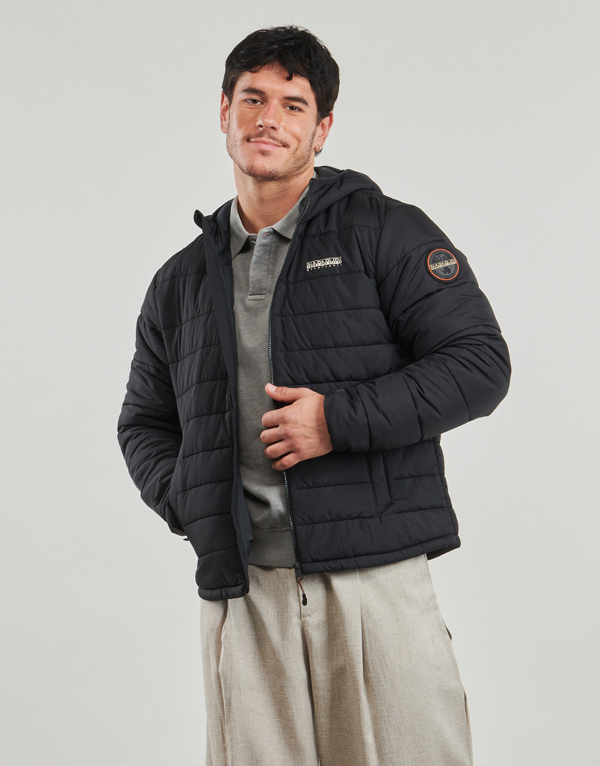 Piumino Uomo Napapijri  GESAR  Nero