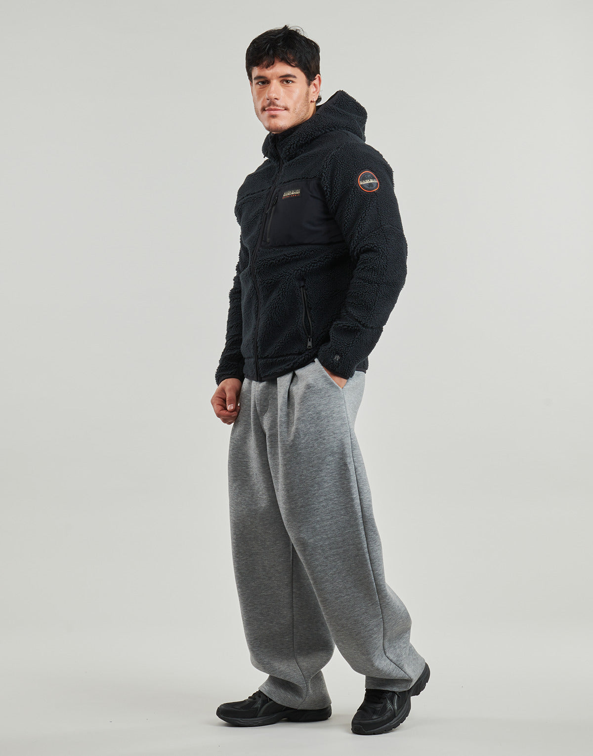 Felpa Uomo Napapijri  YUPIK FZH 3  Nero