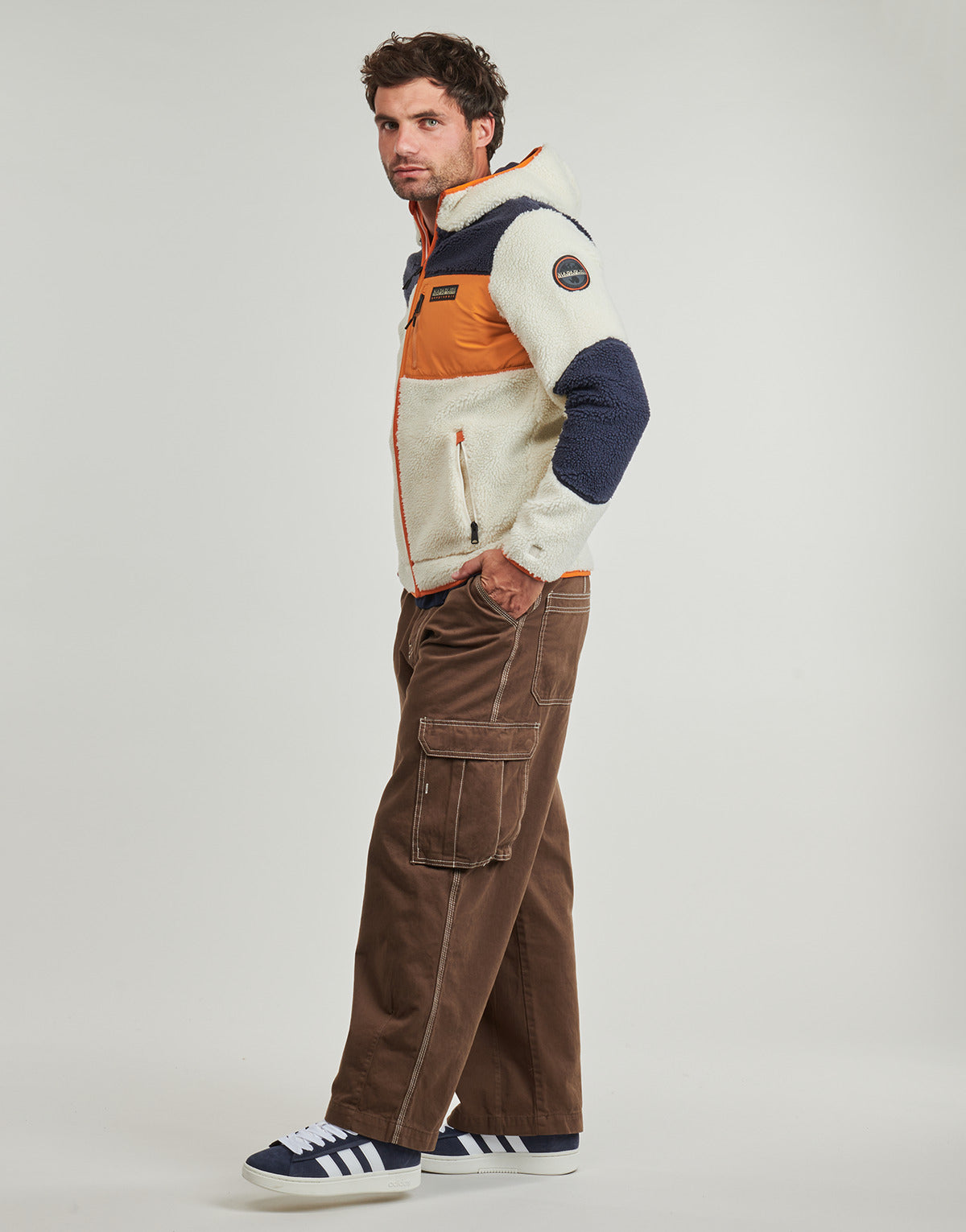 Felpa Uomo Napapijri  YUPIK FZH 3  Beige