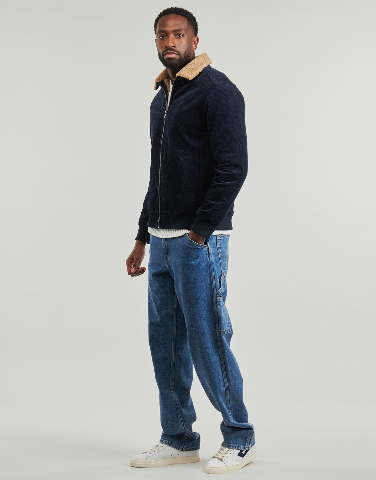 Giubbotto Uomo Deeluxe  CREWEL  Blu