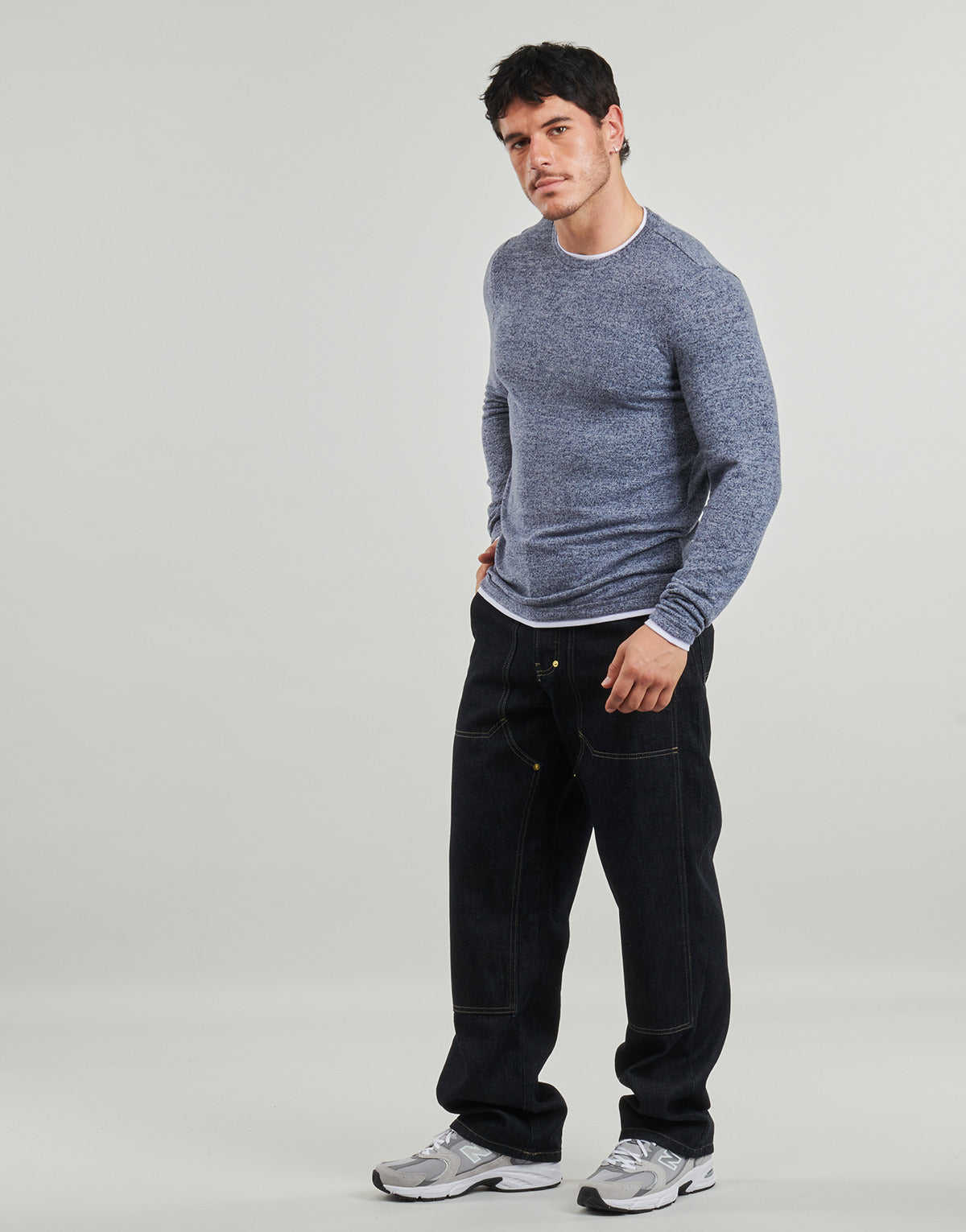 T-shirts a maniche lunghe Uomo Deeluxe  MONAN  Blu