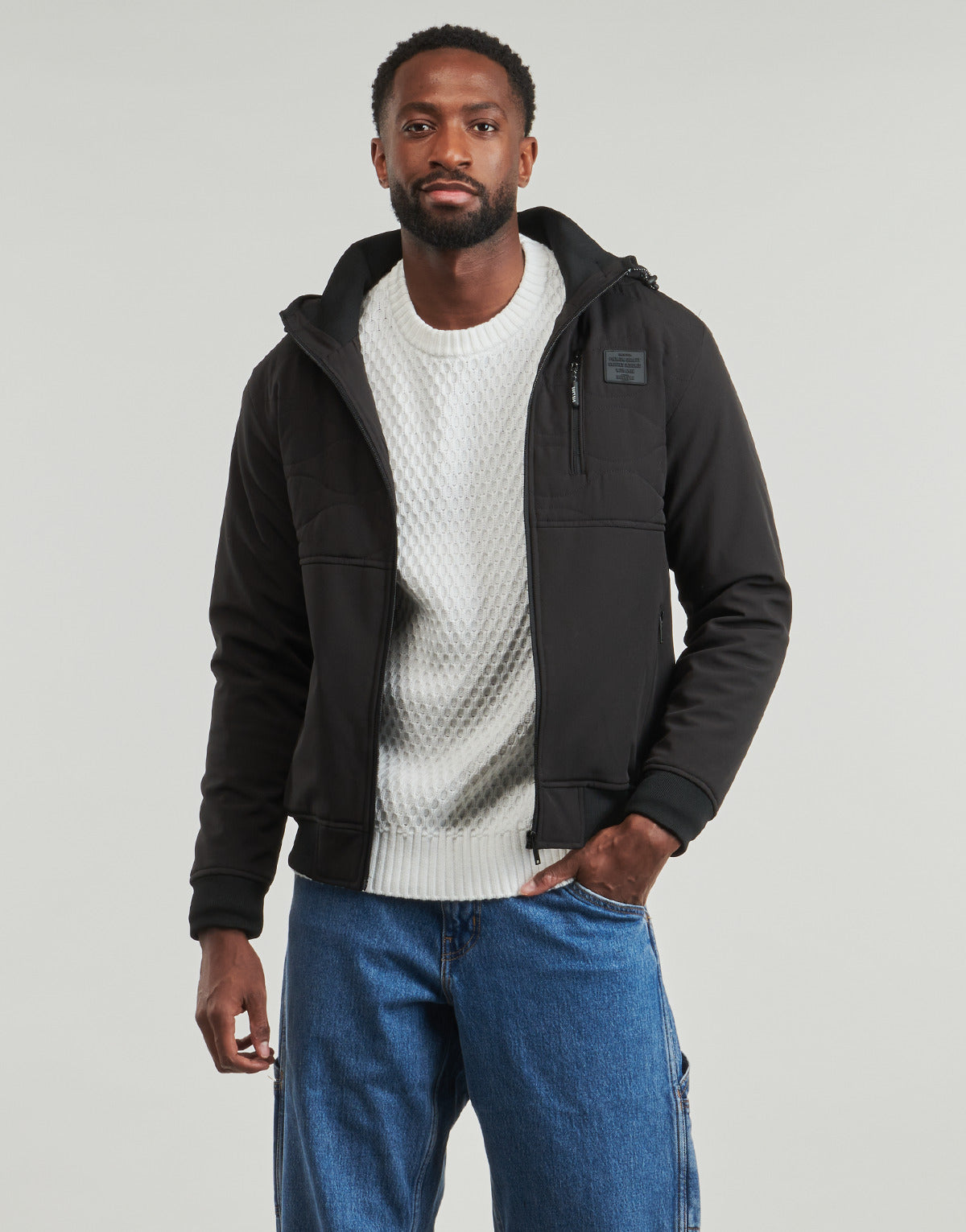 Parka Uomo Deeluxe  FLAY  Nero