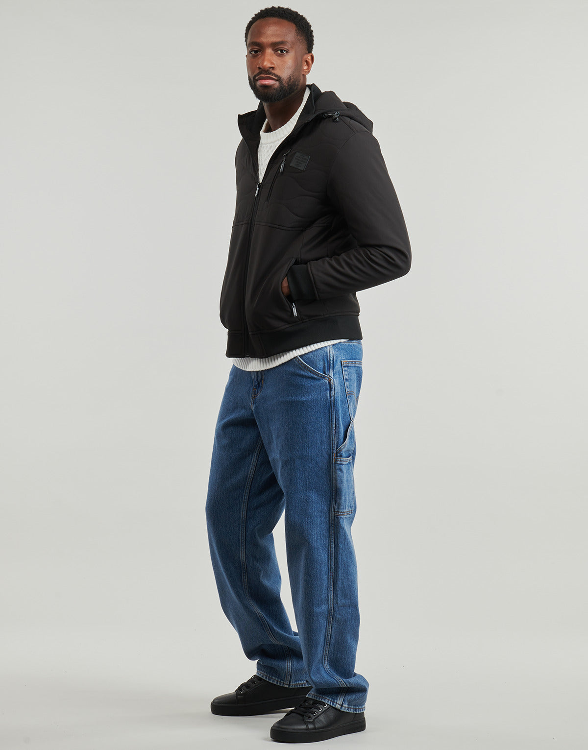 Parka Uomo Deeluxe  FLAY  Nero