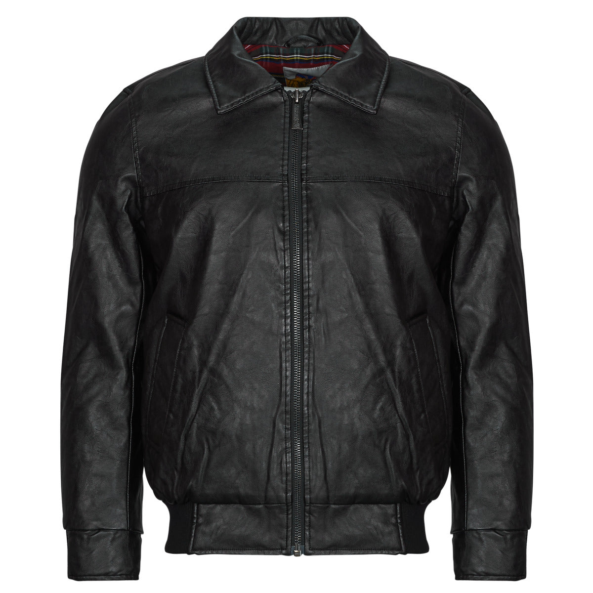 Giubbotto Uomo Harrington  FONZIE FAUX LEATHER  Nero