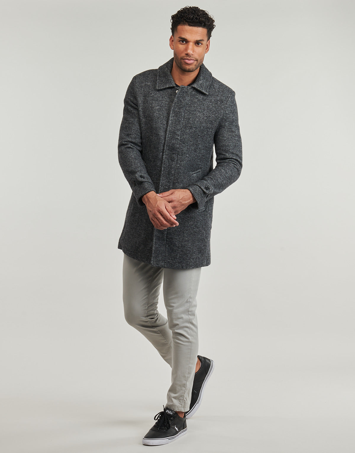 Mantella Uomo Harrington  ANDY COAT  Nero