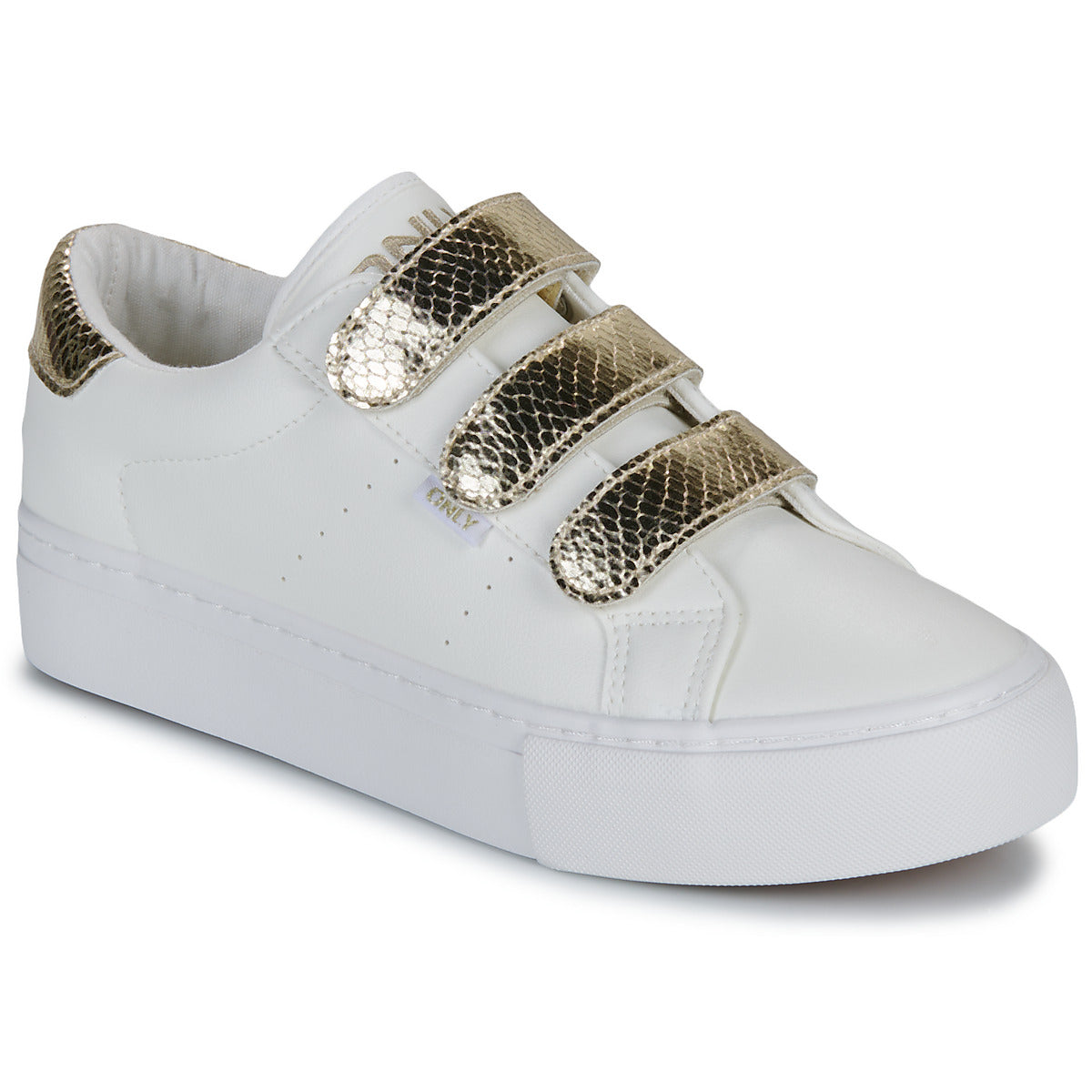 Sneakers basse Donna Only ONLDONNA PU METALLIC Bianco