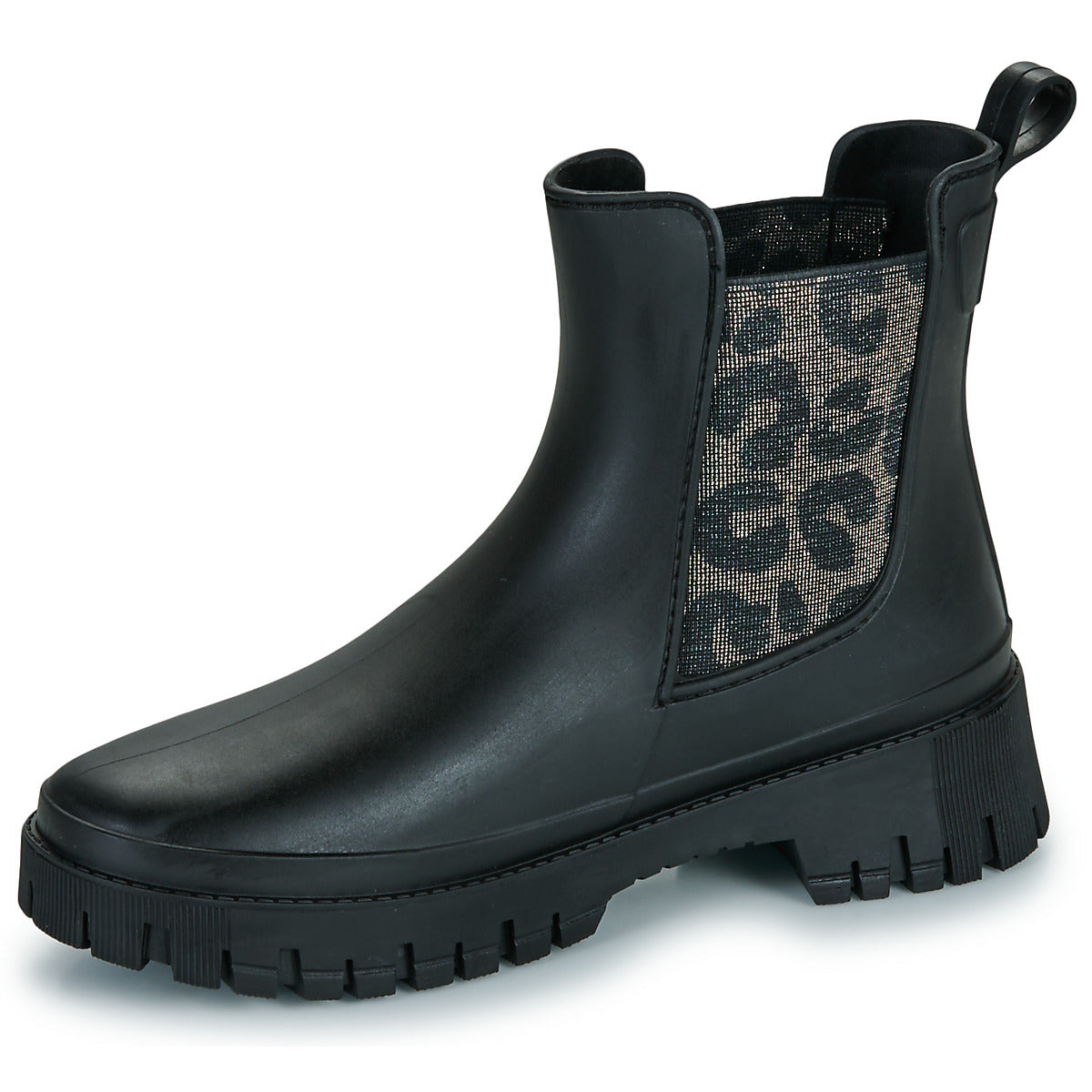 Stivaletti Donna Only  ONLULA SHORT LUREX RAINBOOT  Nero
