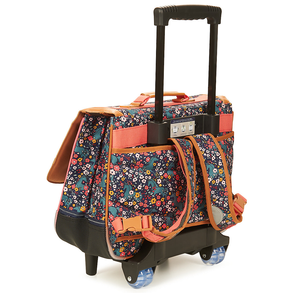 Cartella con rotelle ragazza Tann’s ALBA CARTABLE TROLLEY 38 CM Multicolore