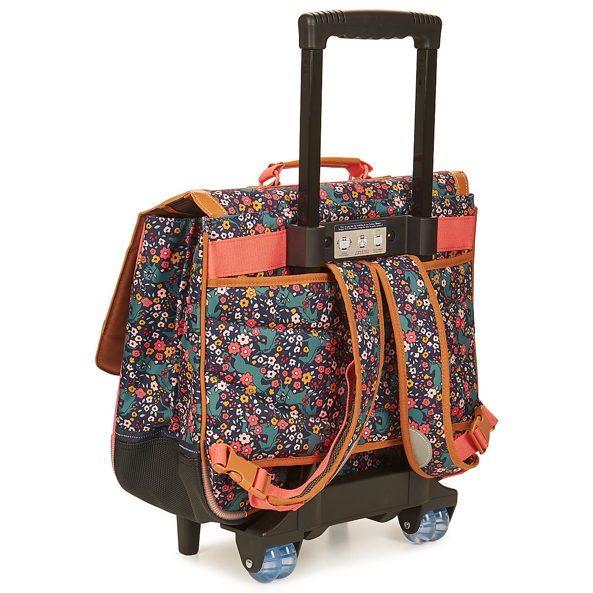 Cartella con rotelle ragazza Tann’s ALBA CARTABLE TROLLEY 41 CM Multicolore