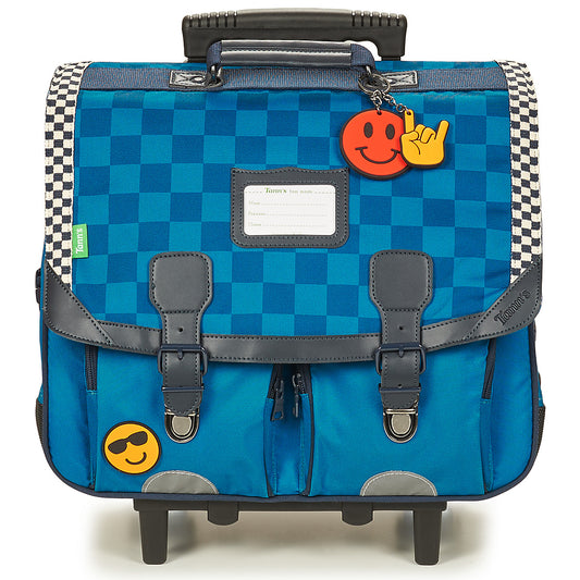 Cartella con rotelle ragazzo Tann’s MARCEAU CARTABLE TROLLEY 41 CM Blu