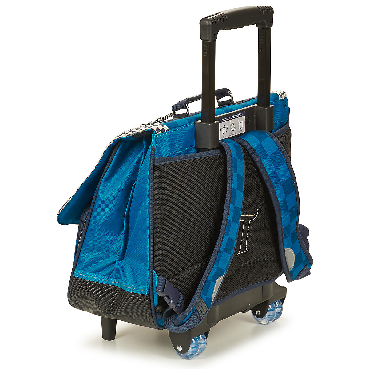 Cartella con rotelle ragazzo Tann’s MARCEAU CARTABLE TROLLEY 41 CM Blu