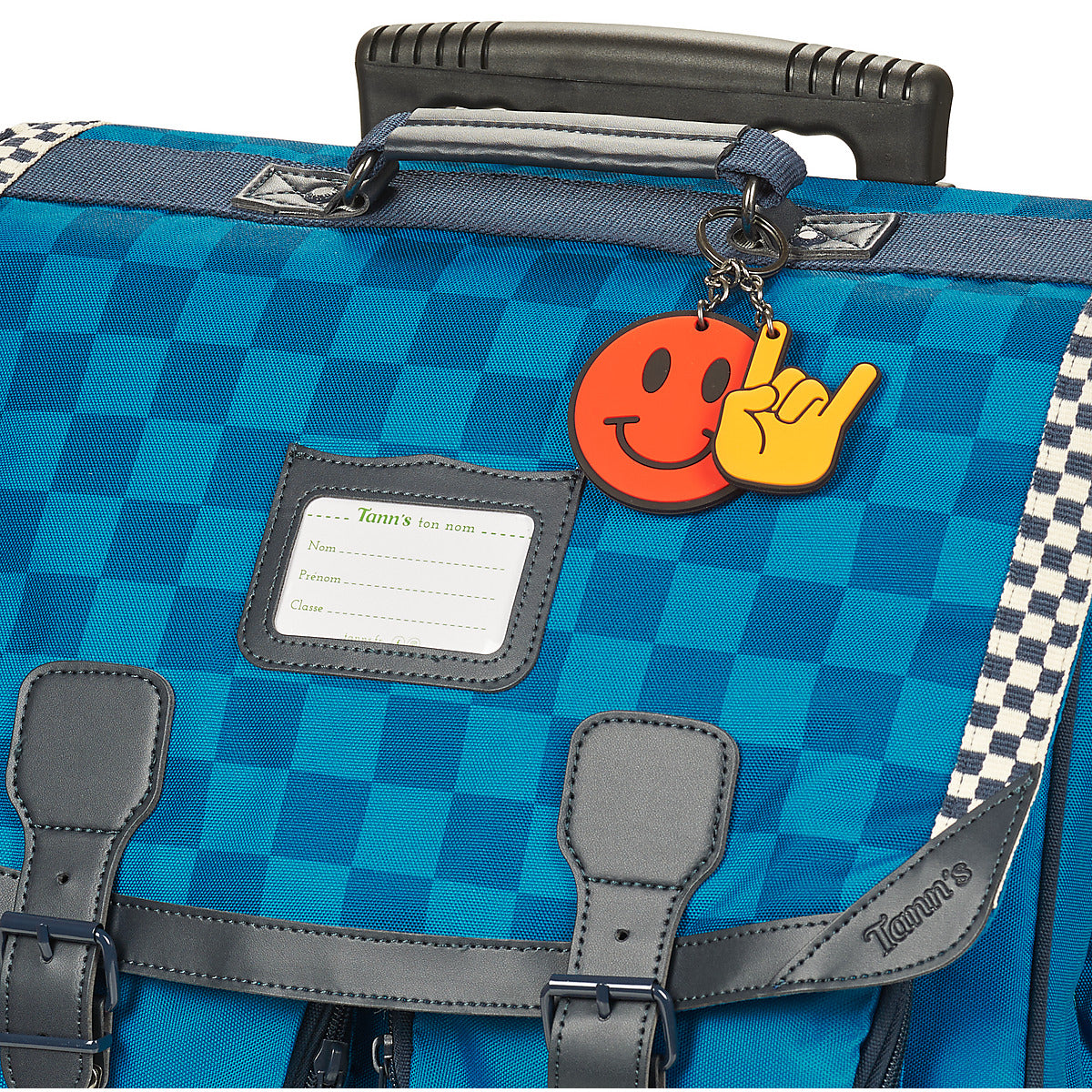 Cartella con rotelle ragazzo Tann’s MARCEAU CARTABLE TROLLEY 41 CM Blu