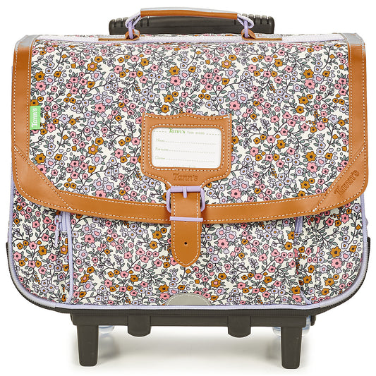 Cartella con rotelle ragazza Tann’s MAY CARTABLE TROLLEY 38 CM Multicolore