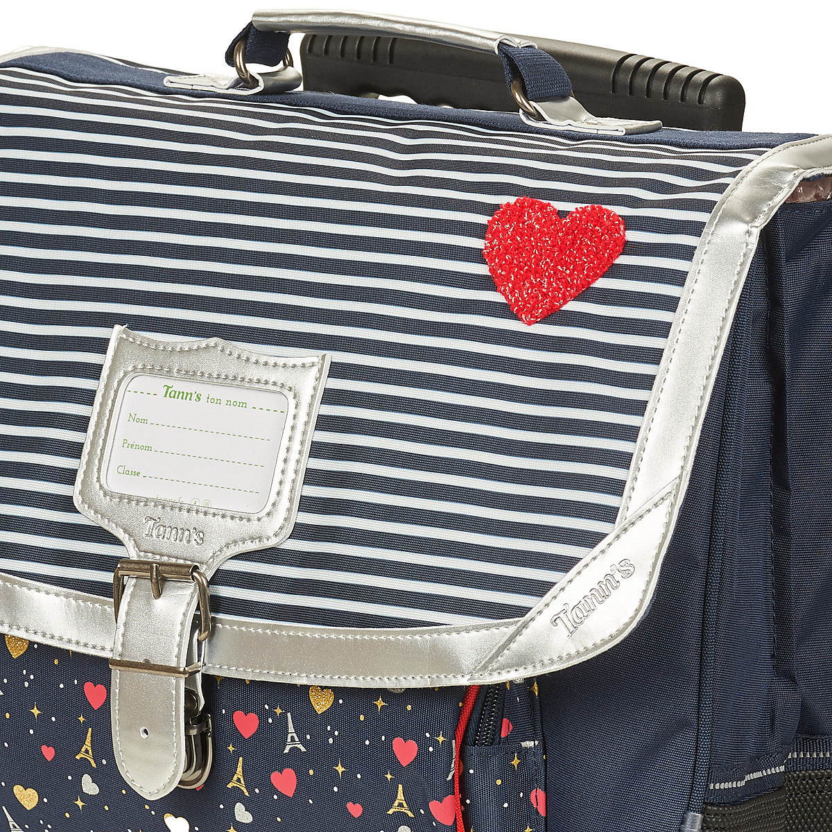 Cartella con rotelle ragazza Tann’s EMILIE CARTABLE TROLLEY 38 CM Marine