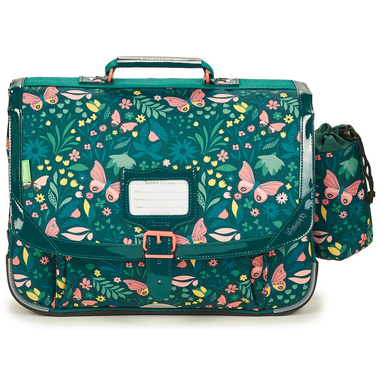 Cartella ragazza Tann’s ROMANE CARTABLE 38 CM POCHE GOURDE Verde