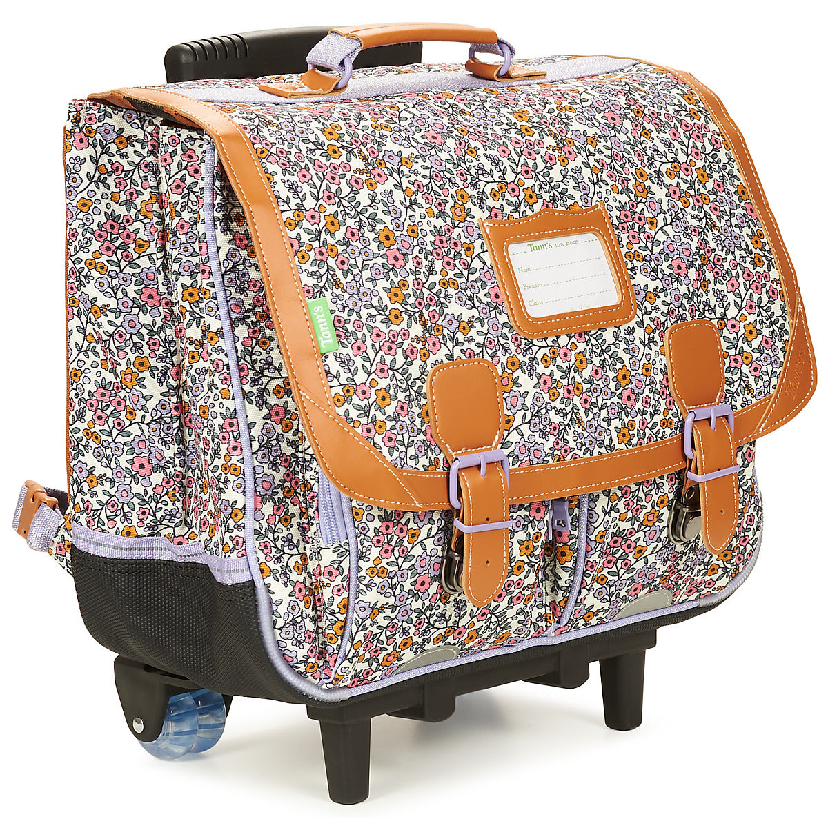 Cartella con rotelle ragazza Tann’s MAY CARTABLE TROLLEY 38 CM Multicolore