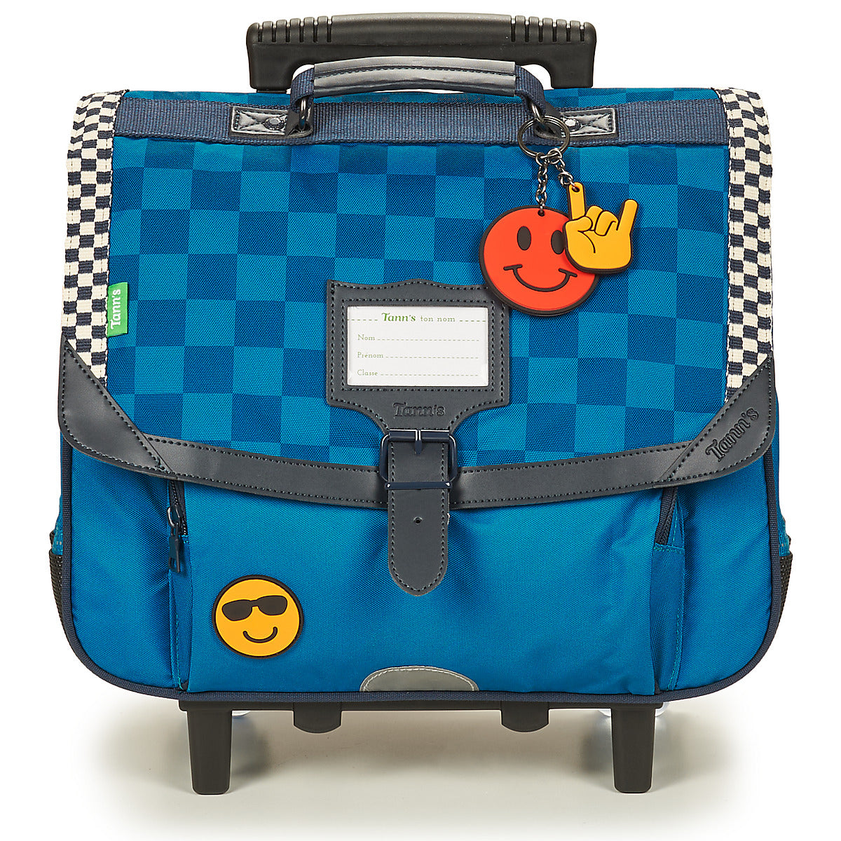 Cartella con rotelle ragazzo Tann’s MARCEAU CARTABLE TROLLEY 38 CM Blu