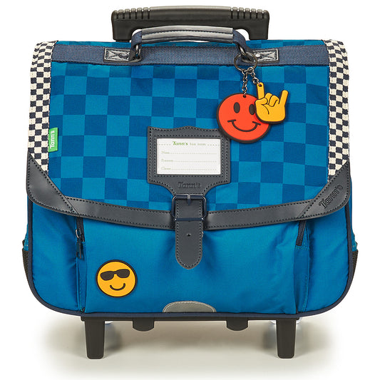 Cartella con rotelle ragazzo Tann’s MARCEAU CARTABLE TROLLEY 38 CM Blu