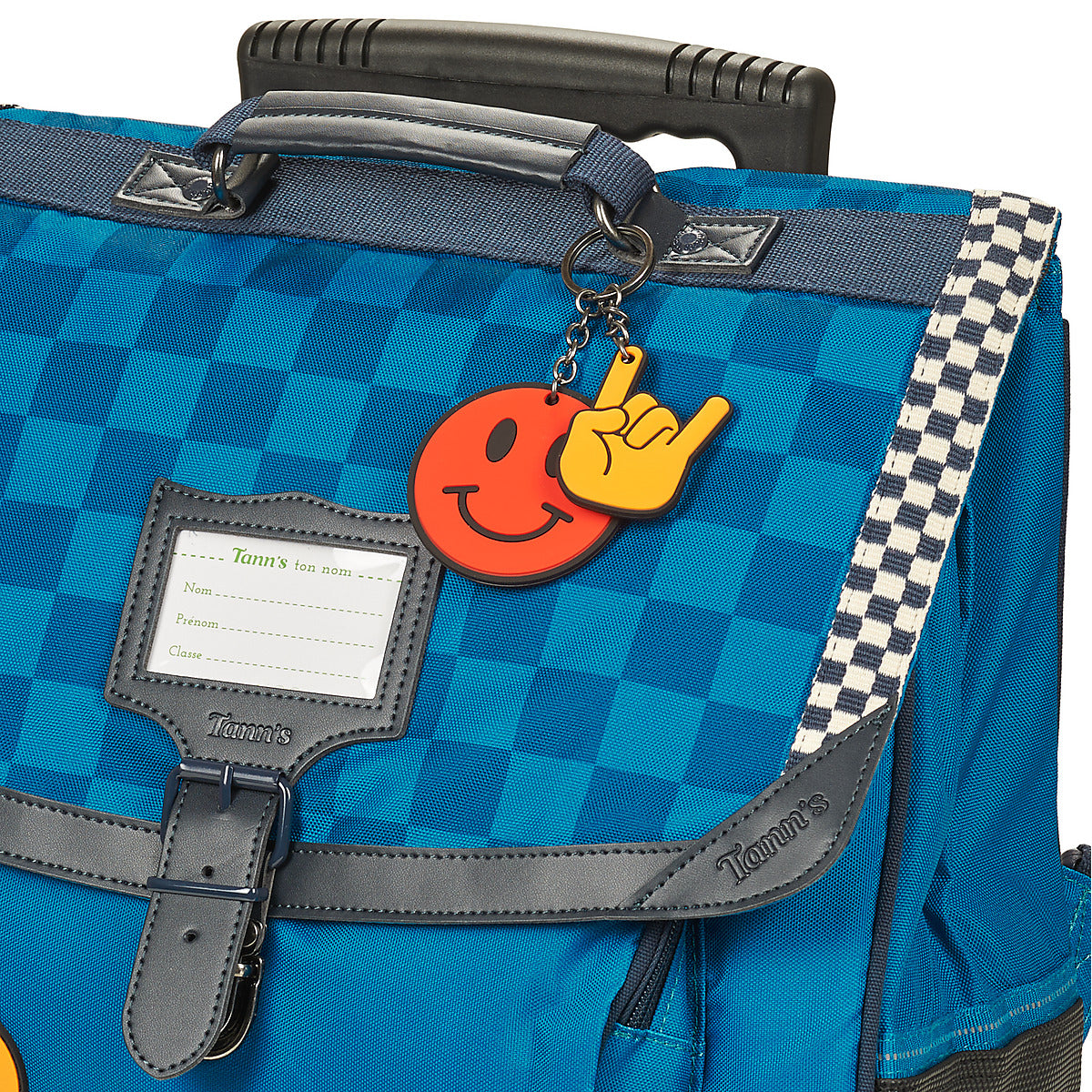Cartella con rotelle ragazzo Tann’s MARCEAU CARTABLE TROLLEY 38 CM Blu