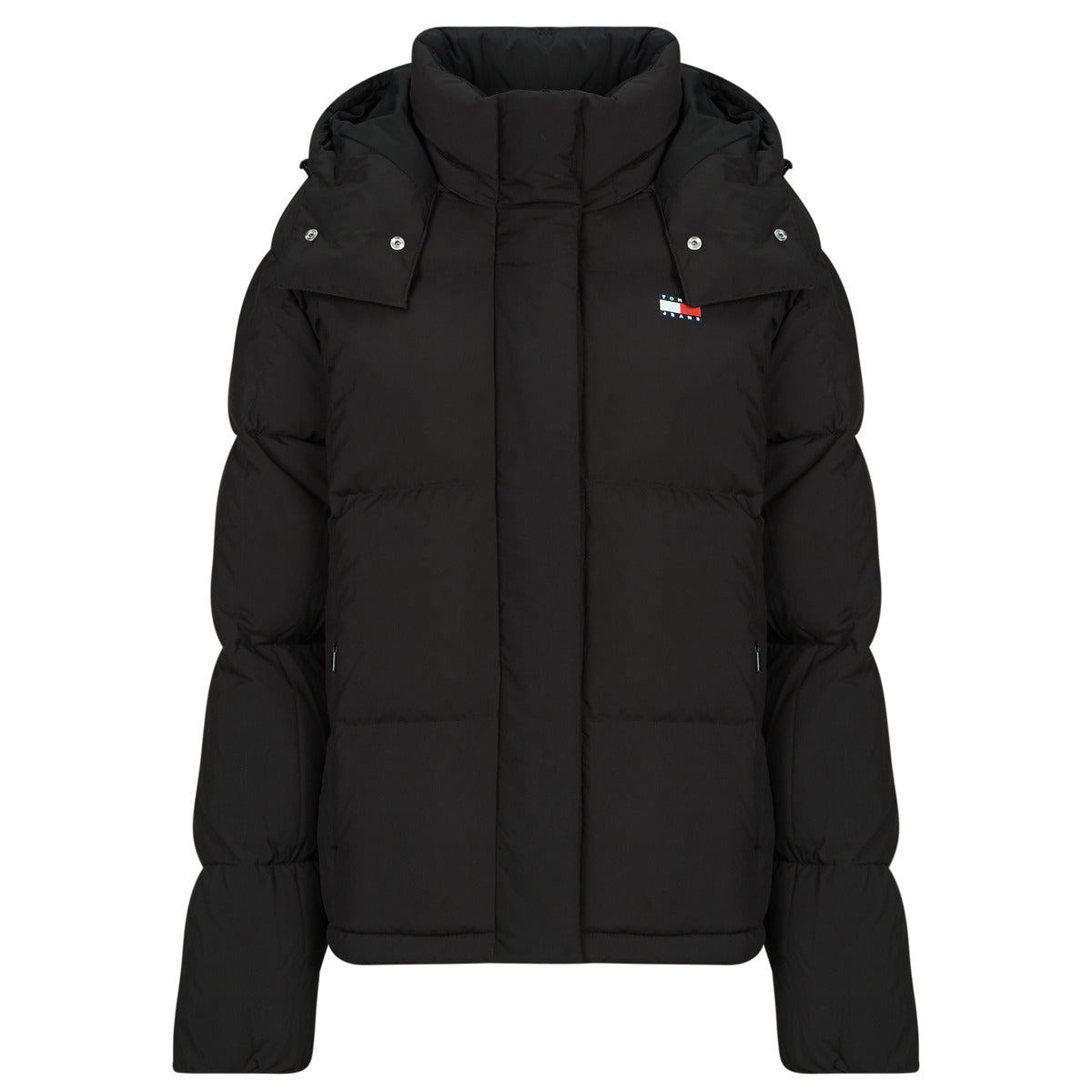 Piumino Donna Tommy Jeans  TJW ALASKA GRID DOWN JACKET EXT  Nero