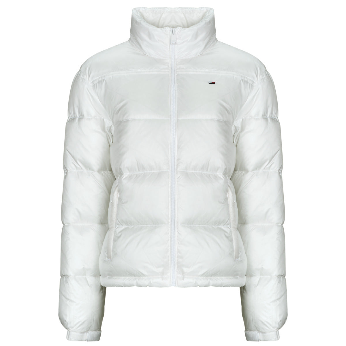 Piumino Donna Tommy Jeans  TJW PCKBL HOOD ESS PUFFER EXT  Bianco