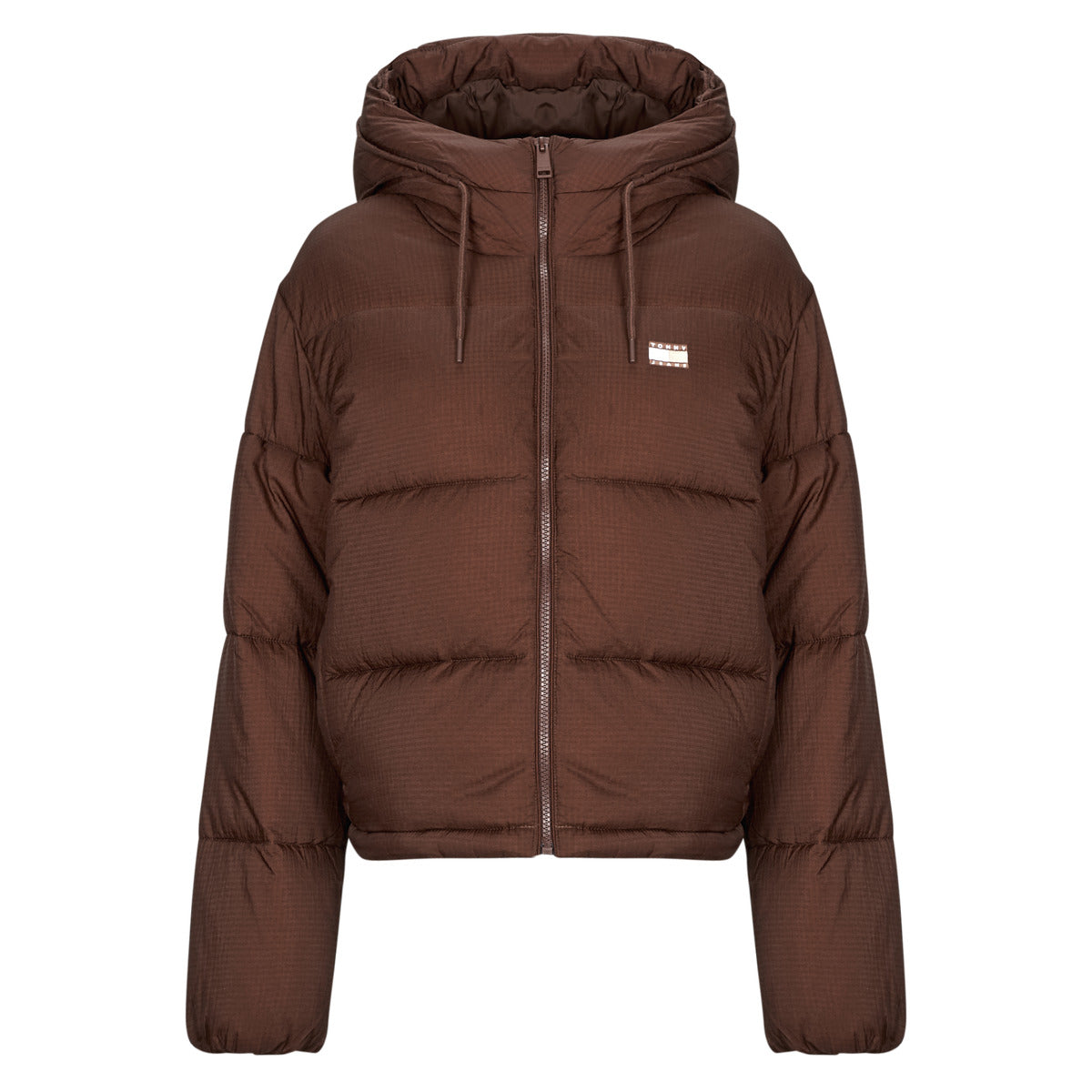 Piumino Donna Tommy Jeans  TJW HOODED PUFFER JACKET  Marrone