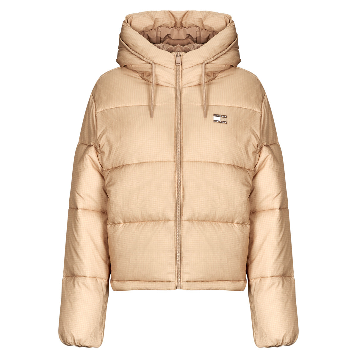 Piumino Donna Tommy Jeans  TJW HOODED PUFFER JACKET  Beige