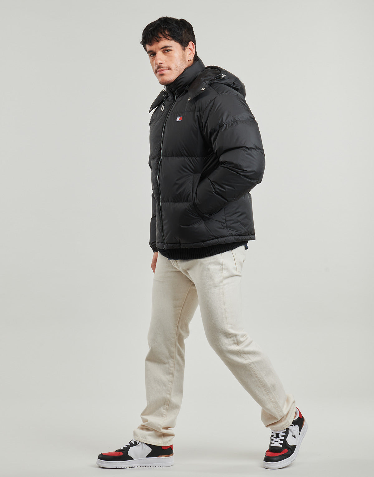 Piumino Uomo Tommy Jeans  TJM ALASKA DOWN PUFFER EXT  Nero