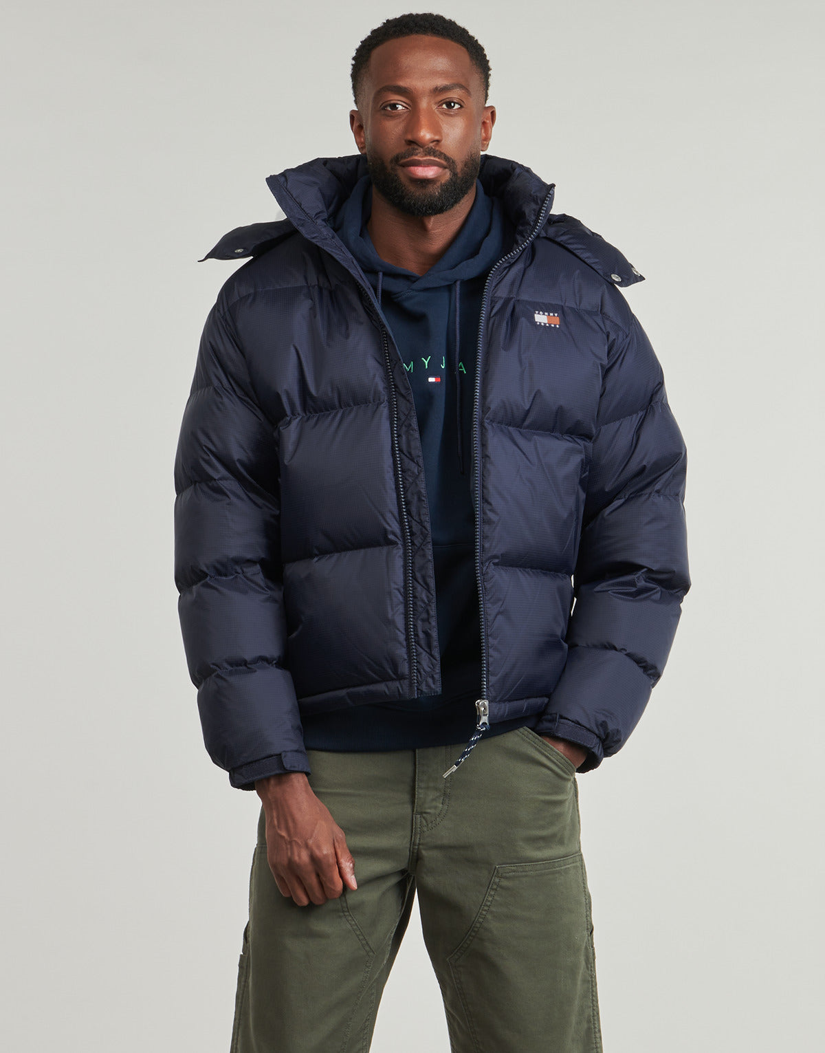 Piumino Uomo Tommy Jeans  TJM ALASKA DOWN PUFFER EXT  Blu
