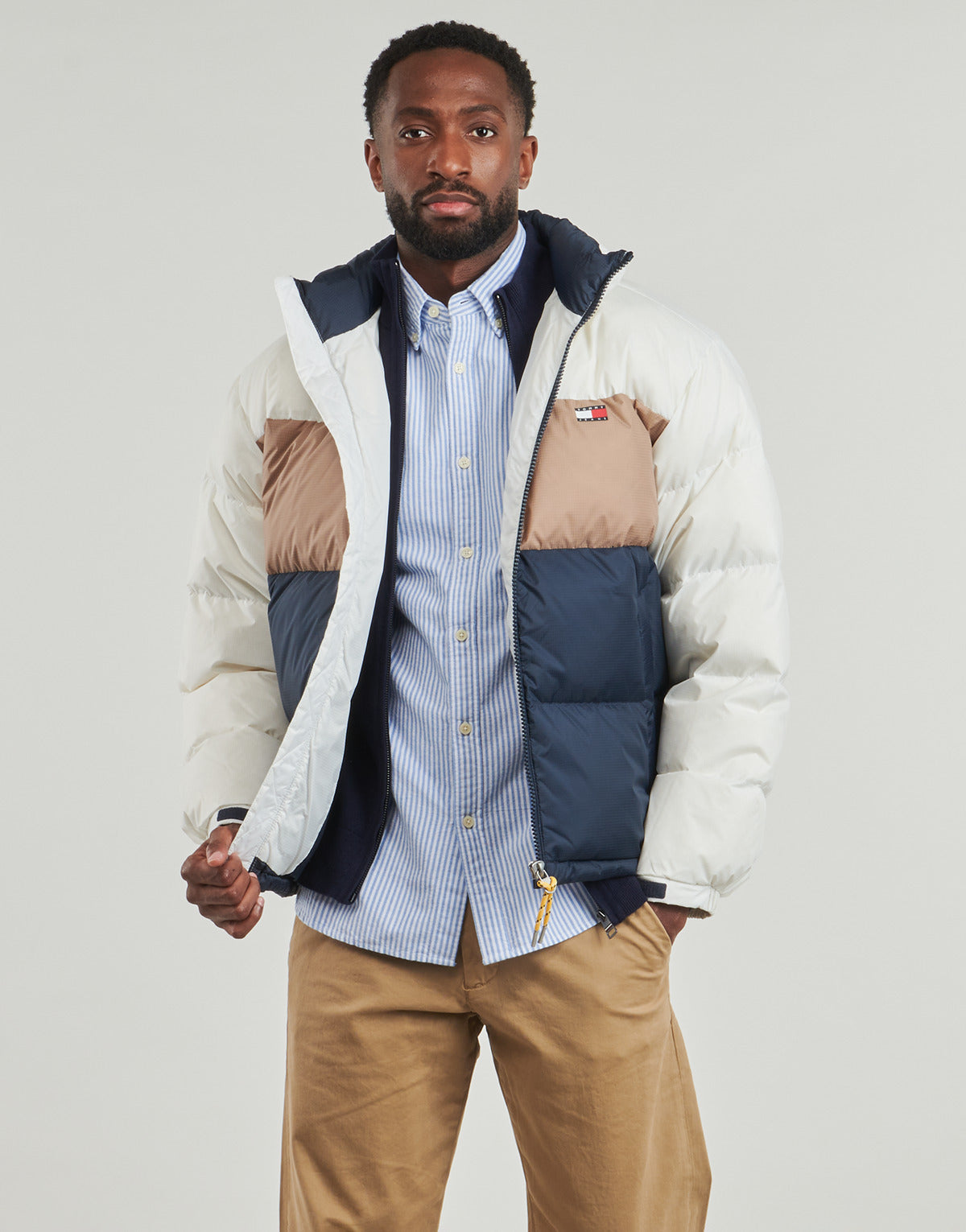 Piumino Uomo Tommy Jeans  TJM ALASKA DOWN CLBK PUFFER  Multicolore