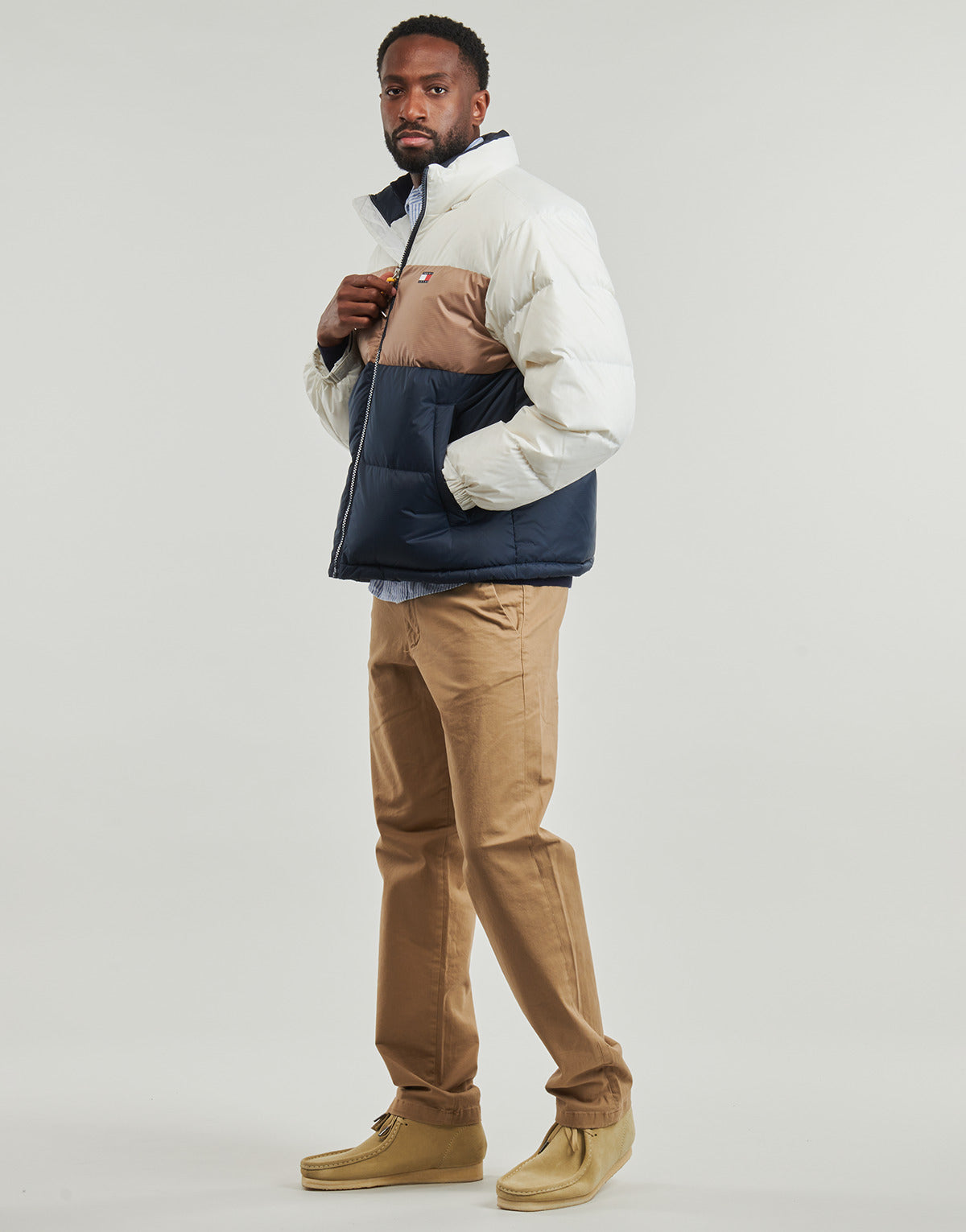 Piumino Uomo Tommy Jeans  TJM ALASKA DOWN CLBK PUFFER  Multicolore