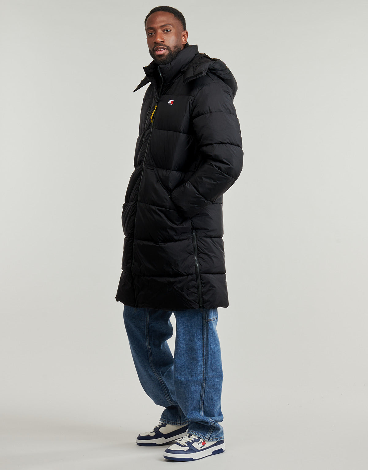 Piumino Uomo Tommy Jeans  TJM VAIL MAXI PARKA  Nero