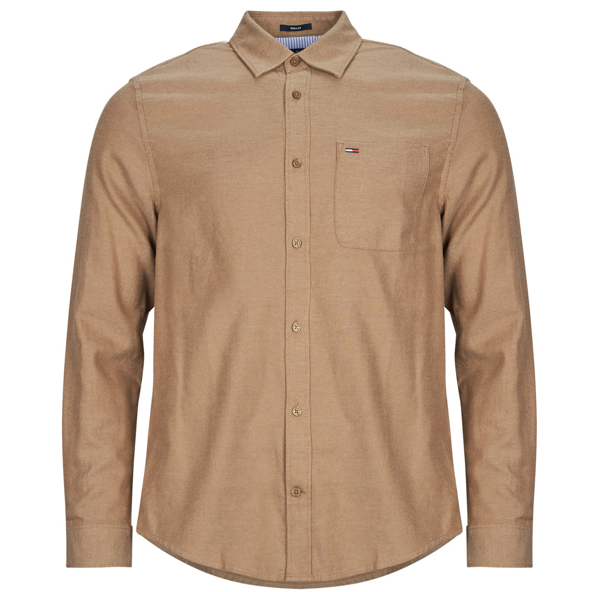 Camicia a maniche lunghe Uomo Tommy Jeans  TJM REG FLANNEL SHIRT EXT  Beige