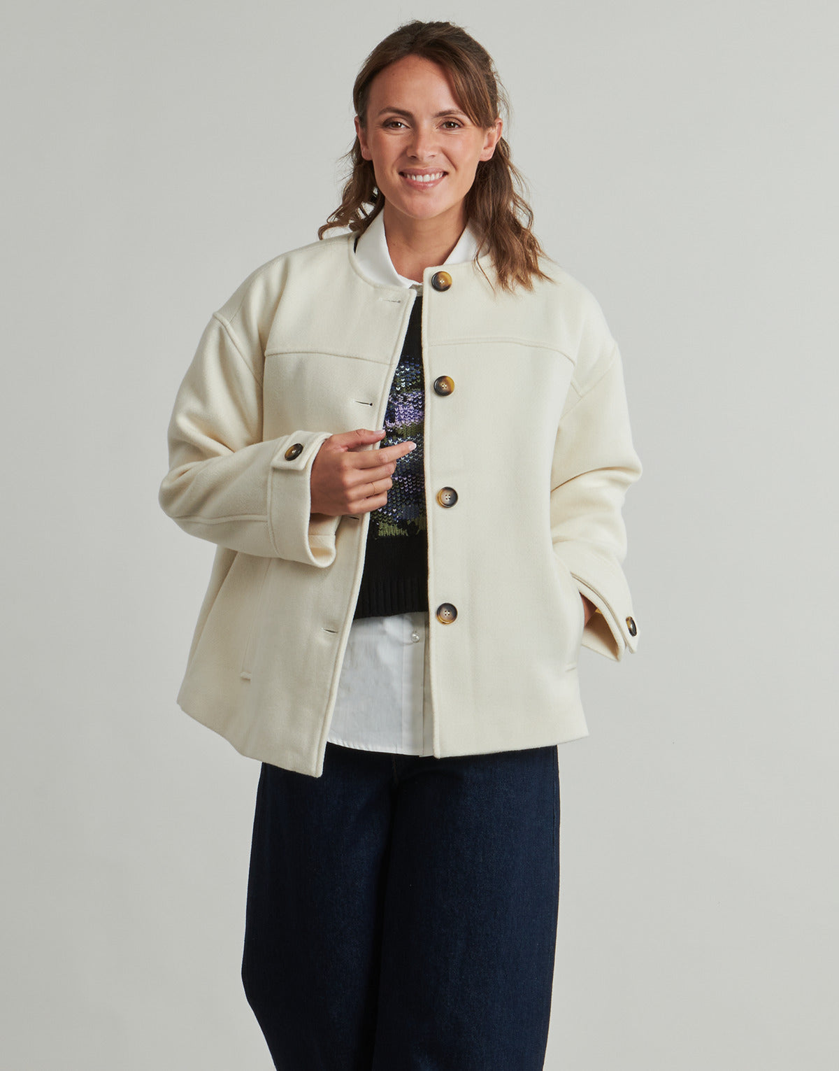 Giubbotto Donna JDY  JDYNELLY   Bianco