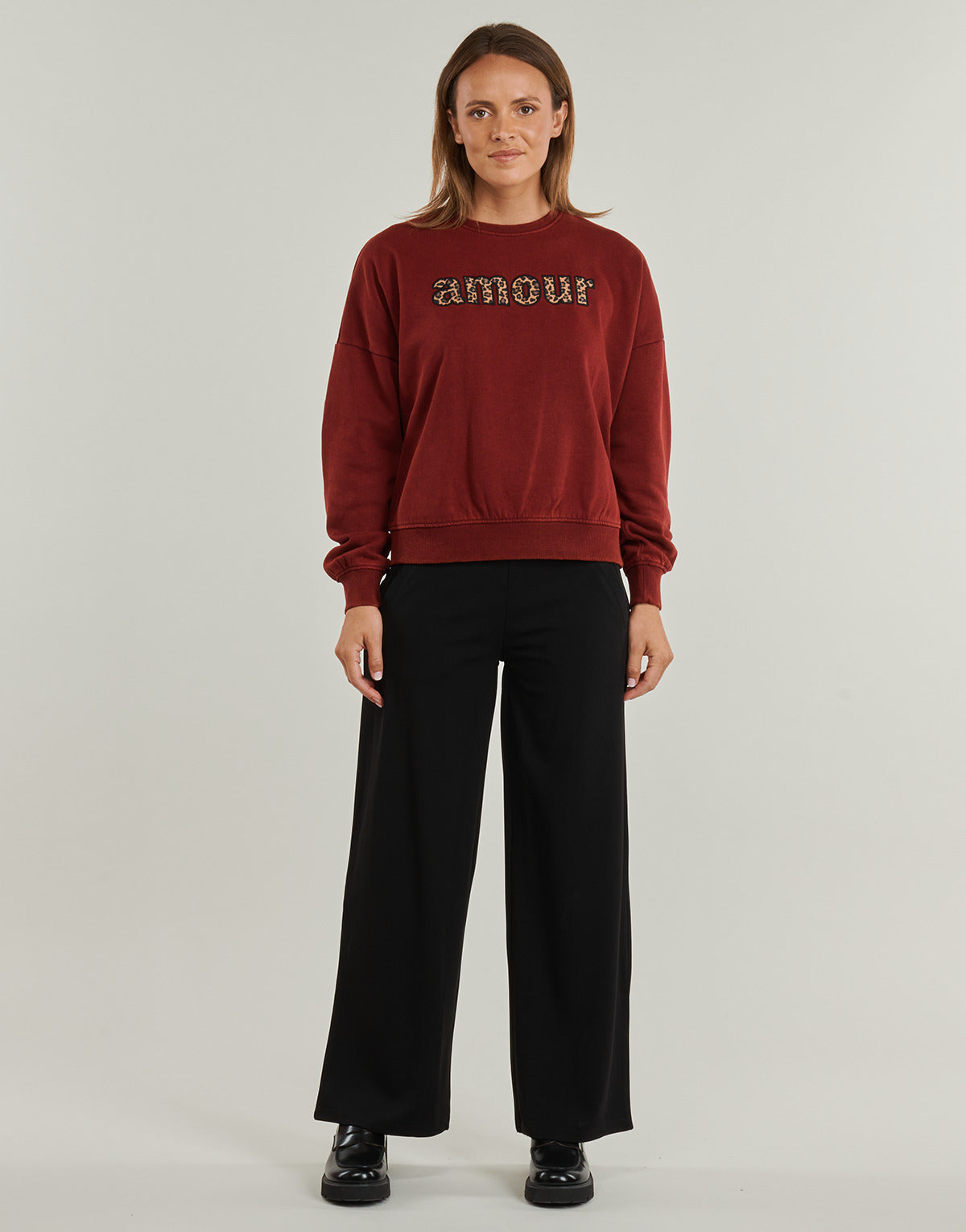 Pantaloni morbidi / Pantaloni alla zuava Donna JDY  JDYLOUISVILLE  Nero