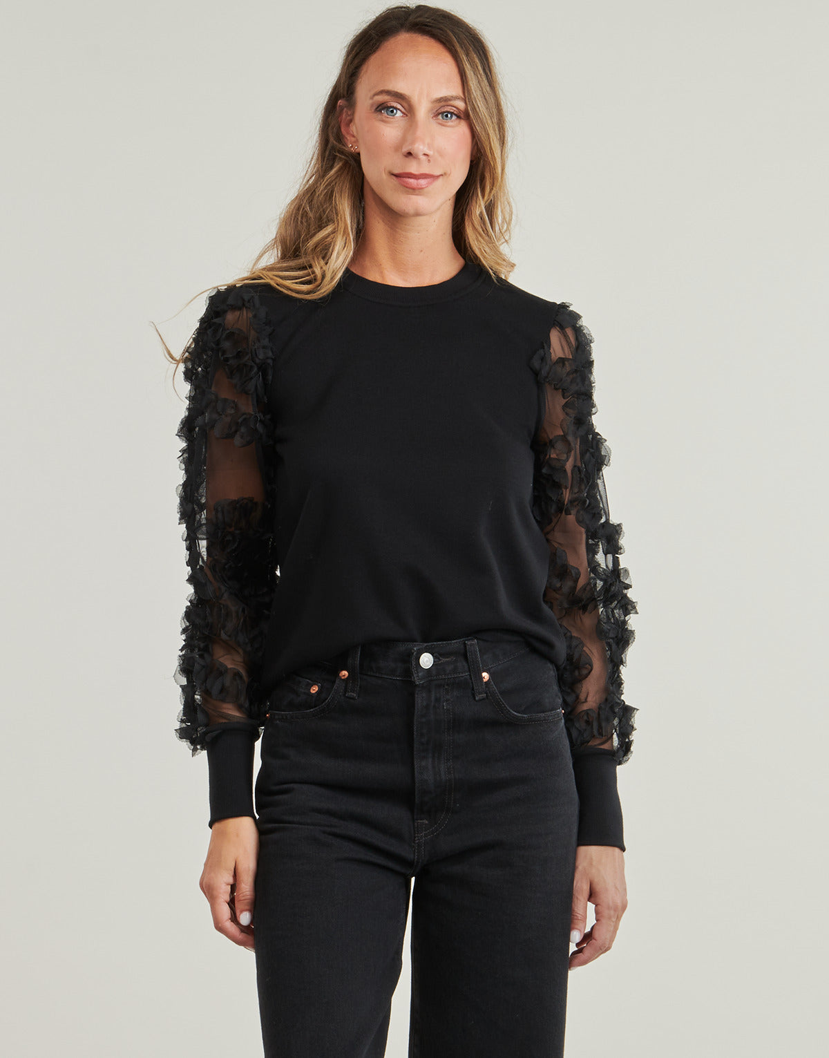 Felpa Donna JDY  JDYFAIRVIEW  Nero