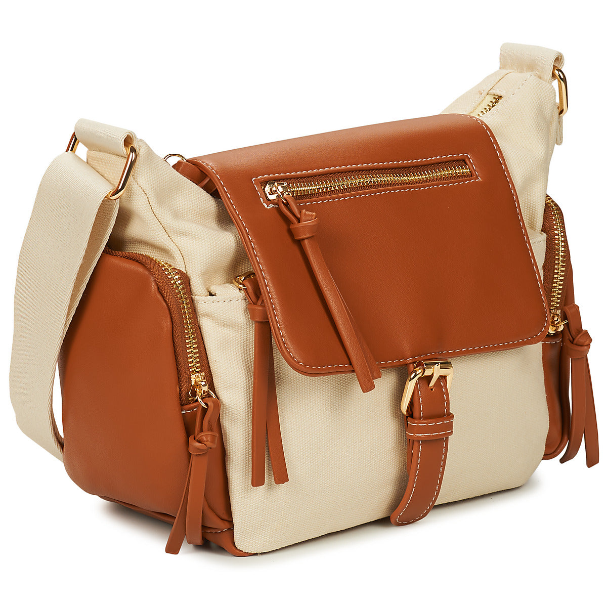 Borsa a spalla Donna Casual Attitude SISA Beige