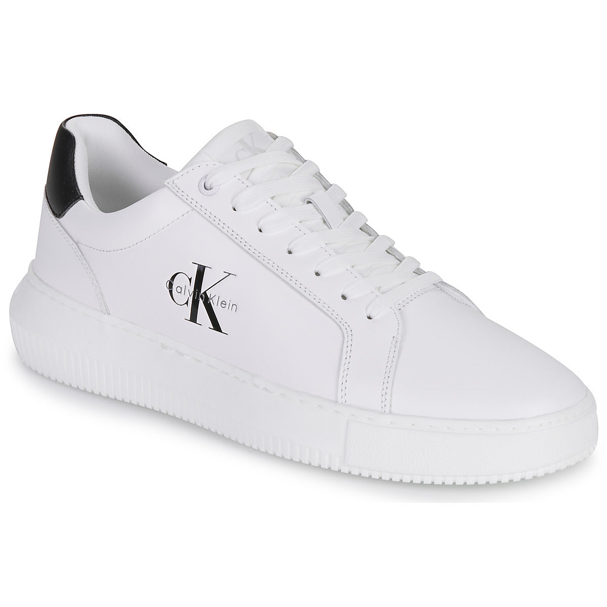 Sneakers Uomo Calvin Klein Jeans CHUNKY CUPSOLE MONO LTH Bianco