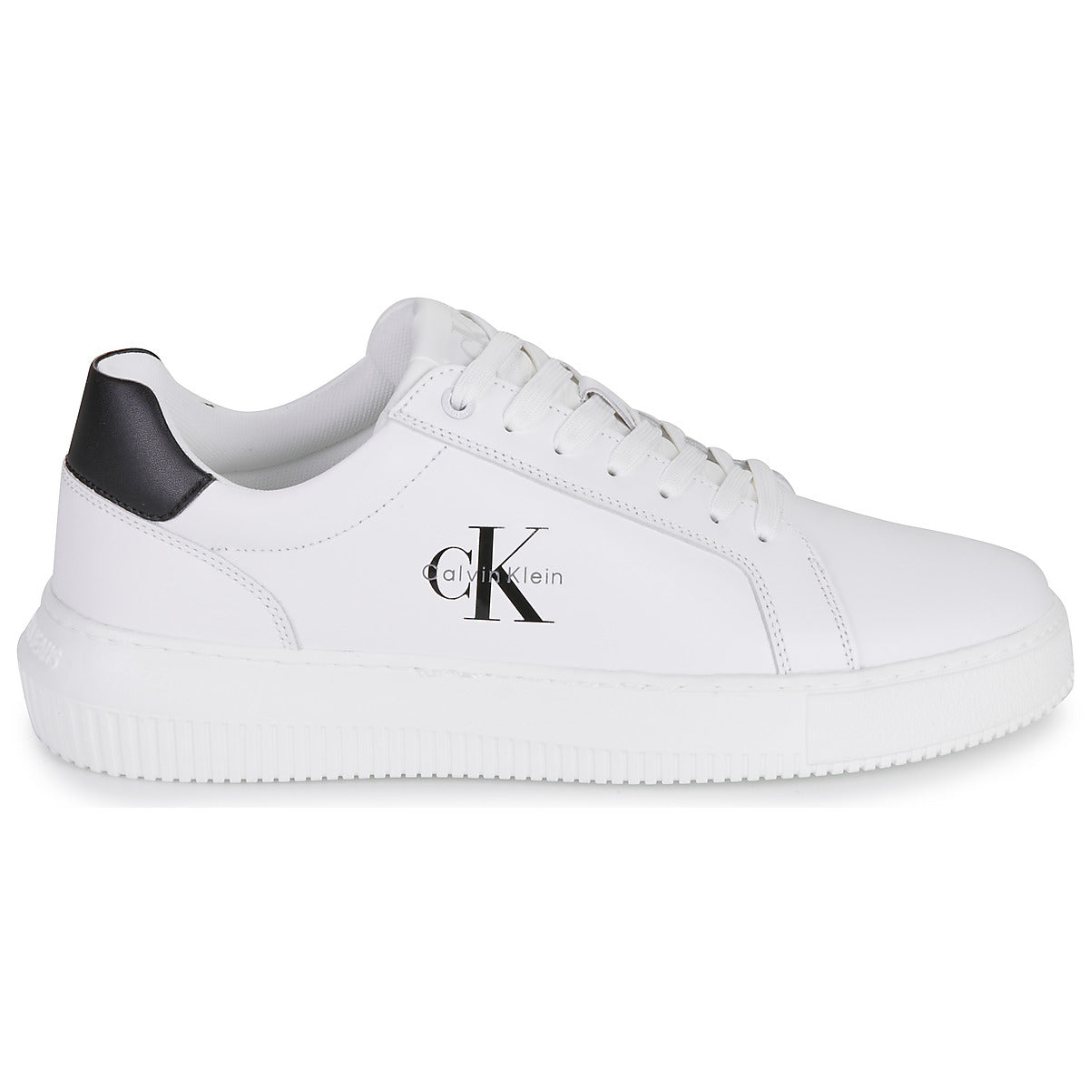 Sneakers Uomo Calvin Klein Jeans CHUNKY CUPSOLE MONO LTH Bianco