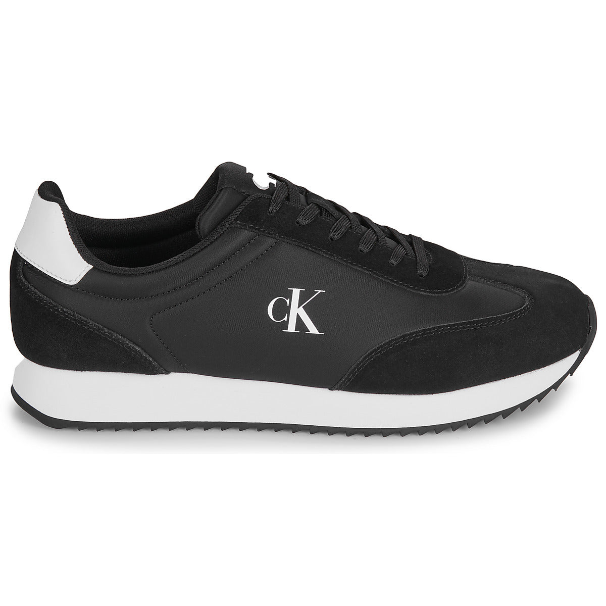 Sneakers Uomo Calvin Klein Jeans RETRO RUNNER LACE UP NY-SU Nero