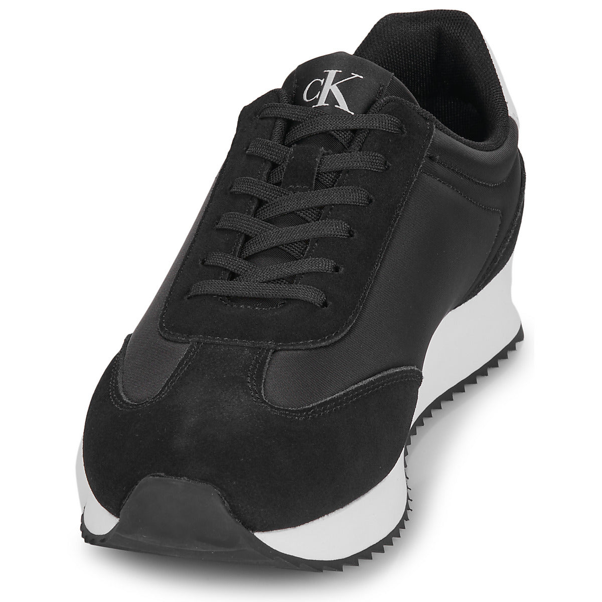 Sneakers Uomo Calvin Klein Jeans RETRO RUNNER LACE UP NY-SU Nero