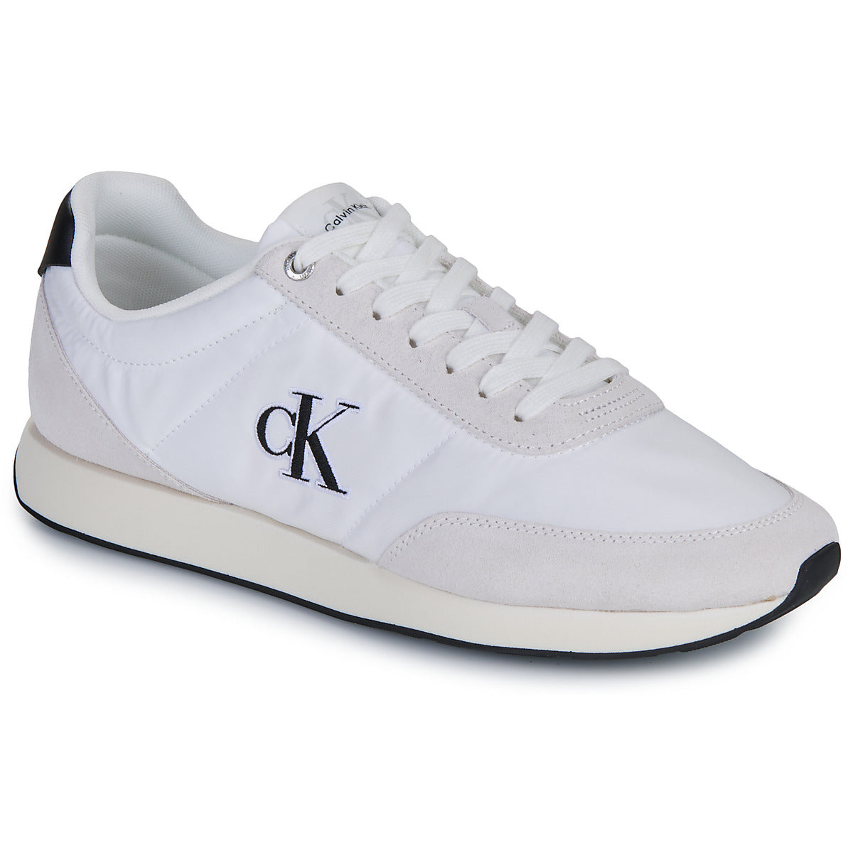 Sneakers Uomo Calvin Klein Jeans  RETRO RUNNER ESS MIX MAT  Bianco